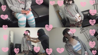 FC2 PPV 430235 3P ☆ cute black hair 18-year-old (angel) pink nipples daughter to Cum without taking 2